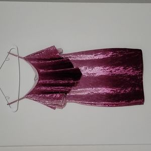 Charlotte Russe fuzzy purple dress
